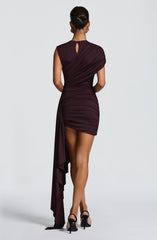 Marnie Mini Dress - Plum Dress Babyboo Fashion Premium Exclusive Design