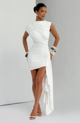 Marnie Mini Dress - White Dress Babyboo Fashion Premium Exclusive Design
