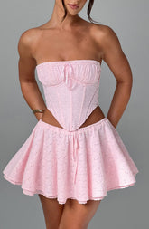Wilma Corset - Blush Tops XS Babyboo Fashion Premium Exclusive Design