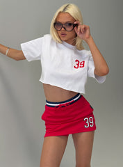 Boston University Basketball Skirt Red