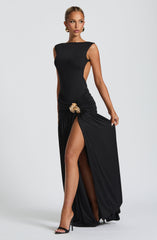 Saira Maxi Skirt - Black Skirt Babyboo Fashion Premium Exclusive Design