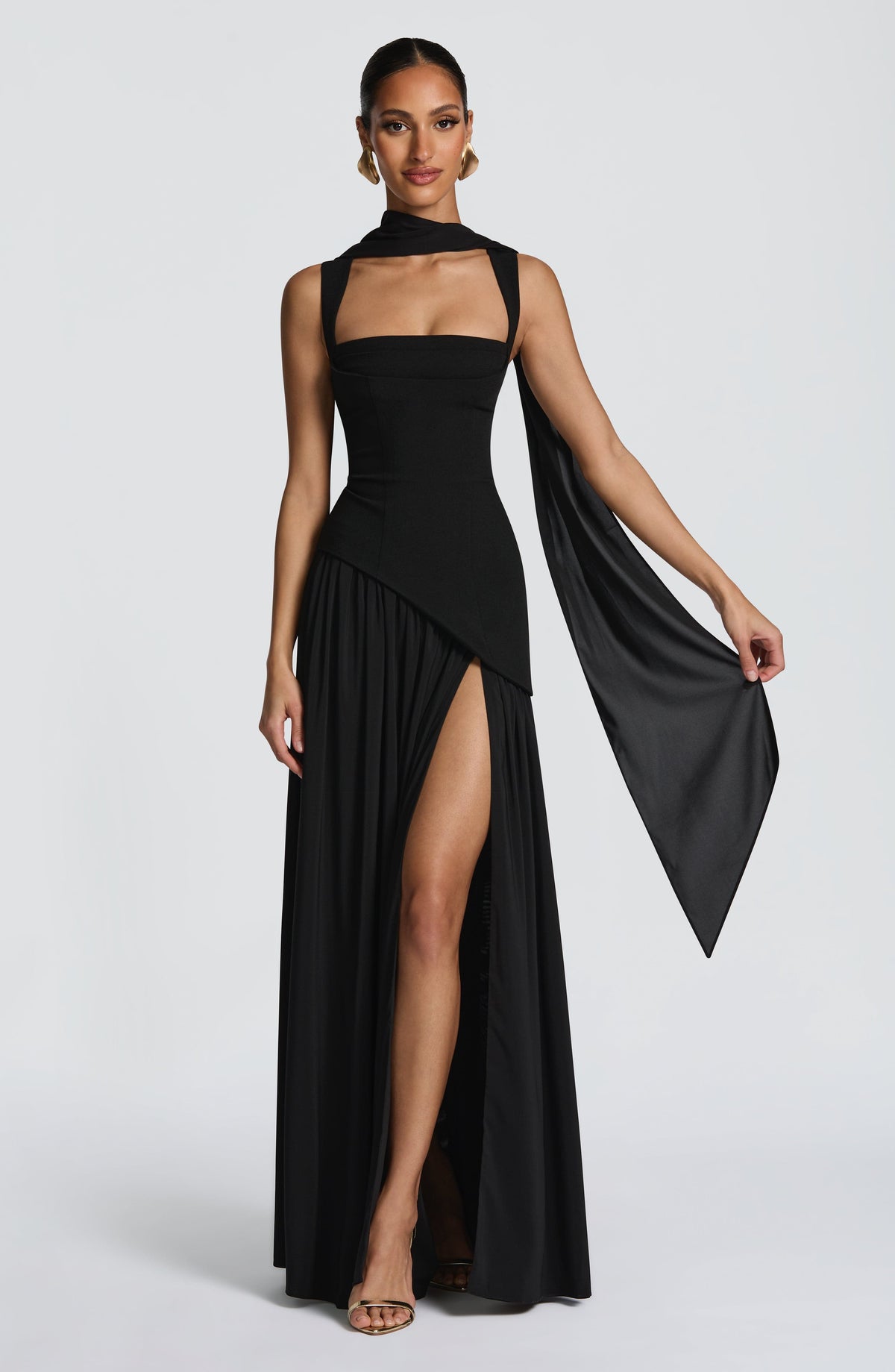 Tullulah Maxi Dress - Black Dress Babyboo Fashion Premium Exclusive Design