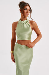 Zaylee Top - Khaki Tops XS Babyboo Fashion Premium Exclusive Design